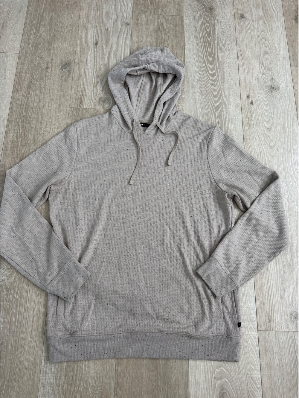 TravisMathew cloud waffle beige hoodie